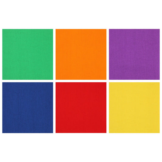 Crafter's Square Vibrant Colored Craft Fabric, 18x21-in. Rolls (Pack of 36)