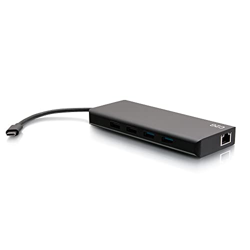 USB-C 9-in-1 Dual Display Docking Station with 60W Power Supply, HDMI, Ethernet, USB, 3.5mm Audio and Power Delivery up to 60W - 4K 30Hz (TAA Compliant)