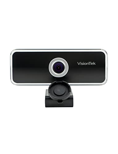 VTWC20 Full HD (1080P 30FPS) Webcam, for Windows, Mac, Linux, & Chromebook, Computer Video Camera W/Digital Microphone, Fixed Focus Lens W/Auto Focus, Privacy Cover, 77 Degree Viewing Angle