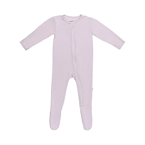 Soft  Footie Pajamas Baby, Zipper Closure, 0-3 Months, Lavender