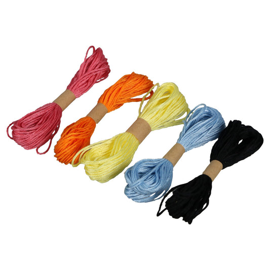 Crafter's Square Embroidery Thread Packs, 5 Colors (Pack of 24)