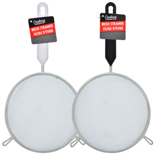 Cooking Concepts Mesh Strainers with Handles, 6 in. (Pack of 24)