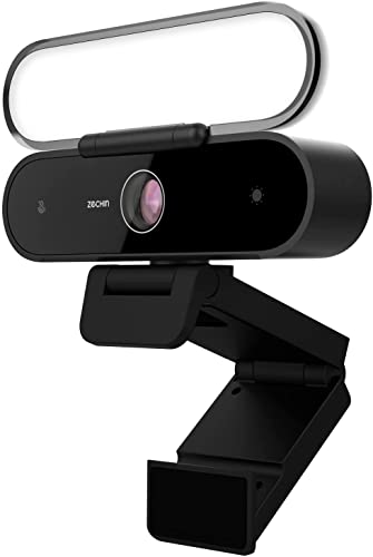 Studio SE Full HD 1080P Webcam with Microphone & Speakers, Computer Camera with Fill Light & Privacy Protection, Webcam Supports Clear Stereo Audio, HD Light Correction