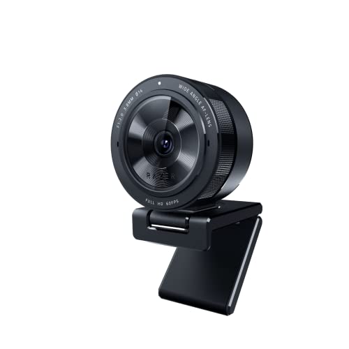 Kiyo Pro Streaming Webcam: Full HD 1080p 60FPS - Adaptive Light Sensor - HDR-Enabled - Wide-Angle Lens with Adjustable FOV - Works with Zoom/Teams/Skype for Conferencing and Video Calling