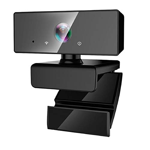 1080P HD Plug and Play Webcam with Microphone, 110 Wide Angle Computer Mac Laptop Desktop Web Camera, Online USB PC Webcams for Video Calling Recording, Zoom Meeting, Skype or Game Live Streaming