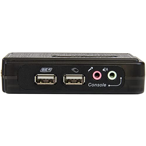 .com 2 Port USB VGA KVM Switch - Single VGA - Hot-Key & Audio Support - 2048x1536 @60Hz KVM Switch - KVM Video Switch (SV211KUSB)