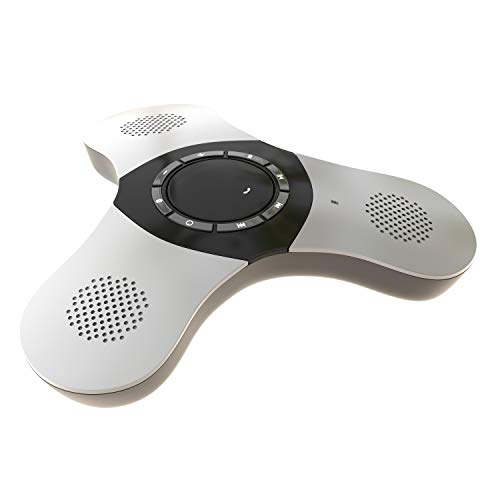Bluetooth Conference Speaker with Microphone - Wireless Conference Call USB Speakerphone for Mobile Phone and Computer, High Sensitive Omnidirectional 360 with Noise Canceling Conference Room