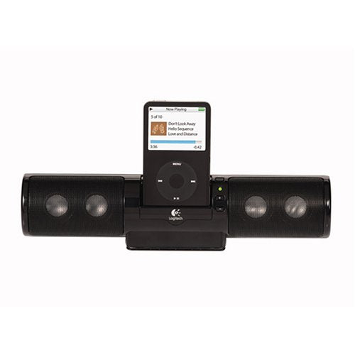mm32 Portable Speaker System for Pod and other MP3 Players(Black)