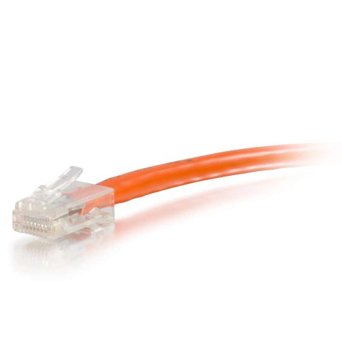 00947 Cat5e Cable - Non-Booted Unshielded Ethernet Network Patch Cable, Orange (6 Inches, 0.15 Meters)