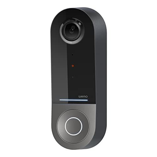 Smart Video Doorbell, Camera System for Door Ring Home Security, with Apple HomeKit Secure Video and WiFi, 223 FOV, HDR, 2-Way Audio and Night Vision for Maximum Visibility