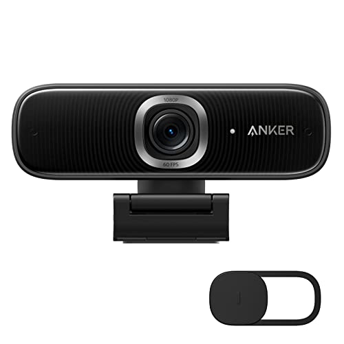 PowerConf C300 Smart Full HD Webcam, AI-Powered Framing & Autofocus, 1080p Webcam with Noise-Cancelling Microphones, Adjustable FoV, HDR, 60 FPS, Low-Light Correction, Zoom