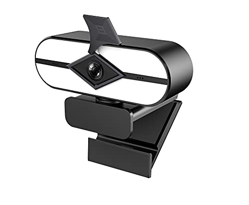 1080P HD Webcamera, Webcam Comes with Privacy Cover and Microphone, Plug and Play Without The Driver. for Zoom/Skype/Teams, Conferencing and Video Calling