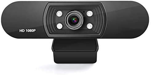 Oriflame Webcam with Microphone,1080P HD Webcam with Streaming Computer Web Camera with 110-Degree Wide View Angle, USB PC Webcam for Video Calling Recording Conferencing