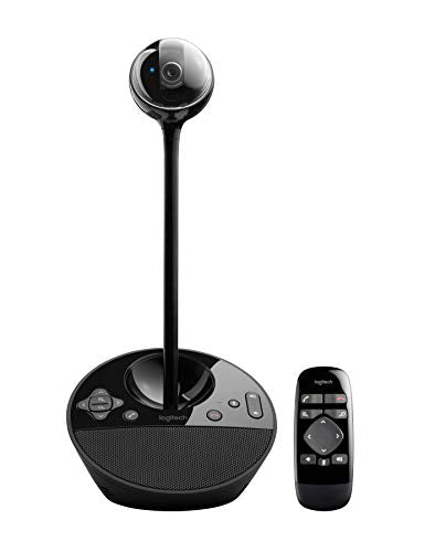 Conference Video Conference Webcam, HD 1080p Camera with Built-In Speakerphone