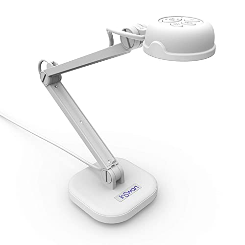 INS-1 Tiny 8MP (4K 4:3) USB Document Camera-Auto Focus, LED Light with Automated Exposure Control, Compact Design Frees Up Desk Space, for Distance Learning, Remote Teaching, Web Conferencing