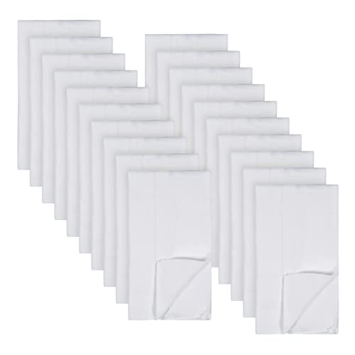 Birdseye 3-Ply Prefold Cloth Diapers, White, 10 Count