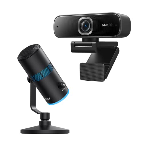 PowerConf C300 Smart Full HD Webcam with PowerCast M300 USB Microphone