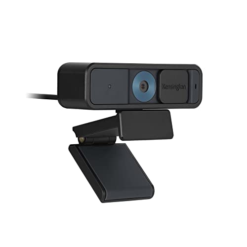 W2000 1080P Auto Focus Webcam, Full HD 1080P/30fps Webcam with Microphone for Video Conferencing, Software Control, Privacy Shutter, Compatible with Zoom/Skype/Teams (K81175WW)