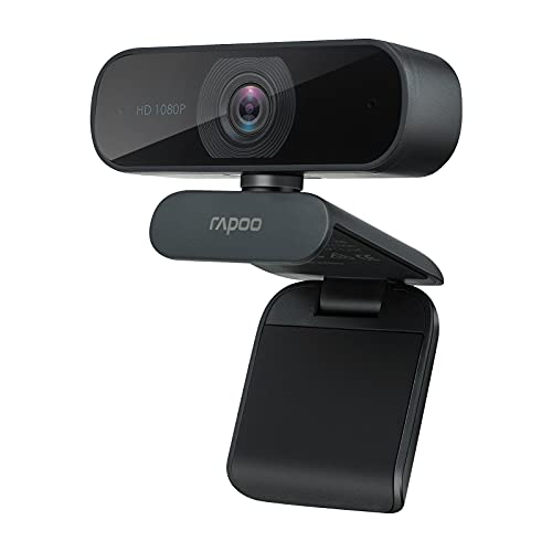 1080P Web Camera, HD Webcam with Microphone, C260 USB Computer Camera, Built-in Dual Noise Reduction Mics, 95-degree Wide Angle, Plug and Play, for Zoom/Skype/Teams, Conferencing and Video Calls