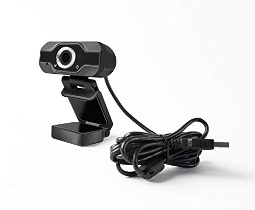 HD Webcam, Laptop Desktop USB Webcam HD 1080P with Microphone Wide View Angle USB Computer Web Camera for Video Calling Conference, Online Teaching and Business Meeting Compatible with iOS,Windows