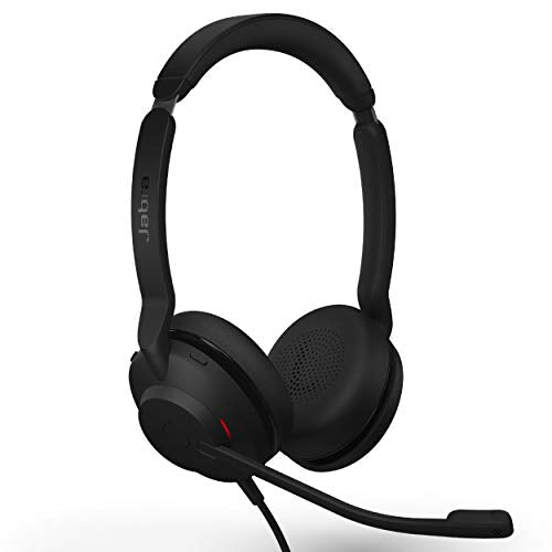 Evolve2 30 UC Wired Headset, USB-C, Stereo, Black - Lightweight, Portable Telephone Headset with 2 Built-in Microphones - Work Headset with Superior Audio and Reliable Comfort