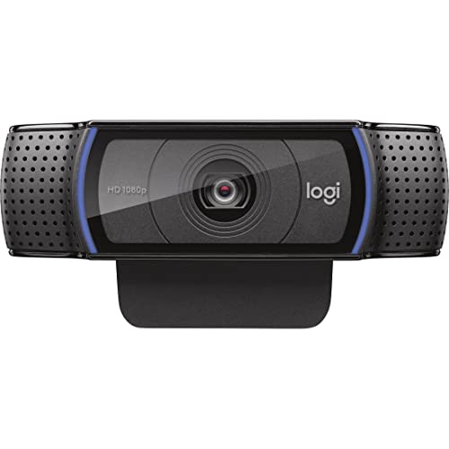 C920e HD 1080p Mic-Enabled Webcam & H390 Wired Headset, Stereo Headphones with Noise-Cancelling Microphone, USB, in-Line Controls, PC/Mac/Laptop - Black