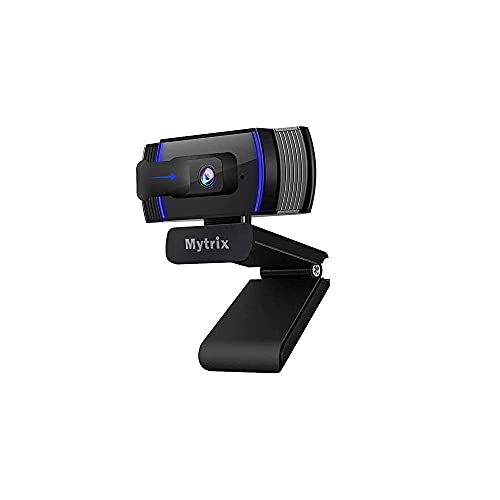 Webcam 1080p with Microphone and Privacy Cover, 2020 Streaming Webcam, Noise Reduction, AutoFocus, Full HD USB Web Camera for Laptop Desktop Zoom Meeting Skype FaceTime Hangouts YouTube