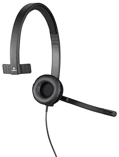USB H570e Corded Single-Ear Headset & C270 Desktop or Laptop Webcam, HD 720p Widescreen for Video Calling and Recording
