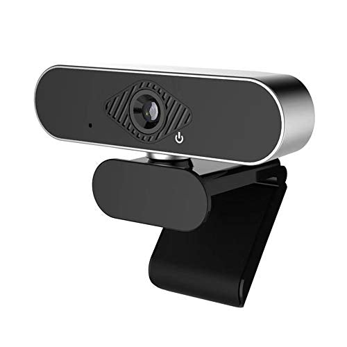 1080P Webcam with Microphone and Privacy Cover, Web Camera for Streaming Online Class Video Calling Video Conference Gaming Plug and Play USB Camera for Laptop Computer Windows Mac and Chrome