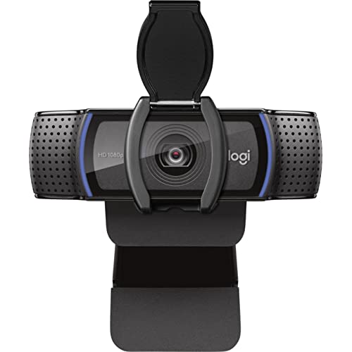 C920e HD 1080p Mic-Enabled Webcam & H390 Wired Headset, Stereo Headphones with Noise-Cancelling Microphone, USB, in-Line Controls, PC/Mac/Laptop - Black