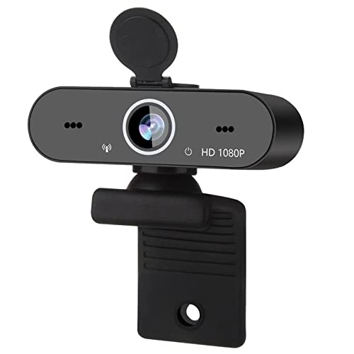 Webcam 1080p HD Computer Camera with Microphone Plug and Play USB Computer Web Camera for Calls, Video Conferencing, Live Streaming, with Privacy Shutter and Tripod,Web Cam for PC/Desktop