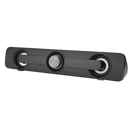 Notebook Speaker, Computer Speaker 3.5mm Jack Portable Universal Professional for Daily Use(Black)