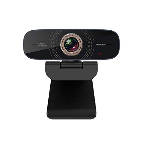 Full HD Webcam 1080p USB Streaming with Microphone for Laptop and Desktop Compatible for Mac OS Windows 10/8/7 for Zoom/Skype/FaceTime/Hangouts