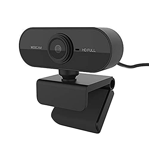Webcam HD 1080p Web Camera, PC Computer Webcam with Microphone, Laptop Desktop Full HD Camera Video Webcam, Plug and Play, Pro Streaming Webcam for Teams Teaching Conferencing and Video Calling