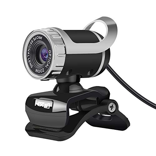 USB Webcam 480P HD Video with Microphone Web Cam USB Plug and Play Recording for PC Computer Laptop for Mac Windows XP / 7/8 / 10 and Android TV