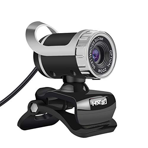 USB Webcam 480P HD Video with Microphone Web Cam USB Plug and Play Recording for PC Computer Laptop for Mac Windows XP / 7/8 / 10 and Android TV
