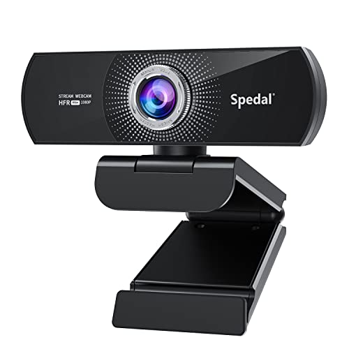 Webcam 1080p HD 60fps with Microphone, Software Webcam Laptop Desktop Mac USB, Pro Streaming Web Camera for Conferencing Zoom Meeting Gaming Skype Video Calling Recording