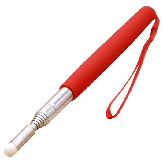 1 Piece Teachers Pointer Retractable Teacher Pointer Telescoping Teachers Pointer Extendable Whiteboard Pointer Presentation Teaching Pointer Sticks with Lanyard(Red, 39.37 inch)