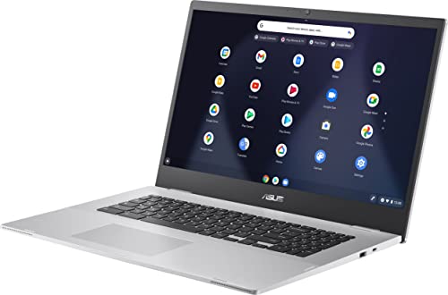 '- 17.3" Chromebook - Intel Celeron N4500 - 4GB Memory - 32GB eMMC - Transparent Silver
