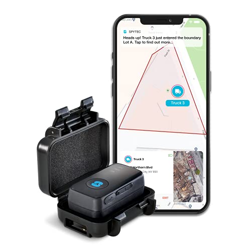 Spytec GPS GL300 Real-Time GPS Tracker for Vehicles Cars Trucks Loved Ones Asset Tracker with App and Weatherproof Magnetic Case