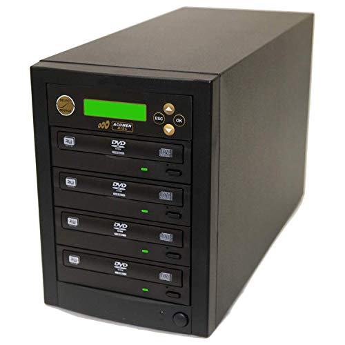 1 to 3 DVD CD Duplicator Multiple Discs Copier Tower Machine with Pioneer 24x Writers Burners Drives (Standalone Audio Video Copy Duplication Device Unit)