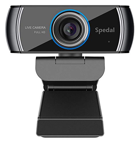 Webcam 1080P HD with Microphone: USB Webcam Plug and Play, for Streaming, Gaming, Run on Skype, YouTube, Zoom, Facetime, Team, OBS and Conferencing