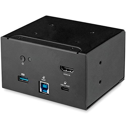 .com 4K USB-C or USB-A Docking Station Module for Conference Table Connectivity Box - 4K HDMI - 60W USB-C Power Delivery, 4X USB, RJ45 (MOD4DOCKACPD)