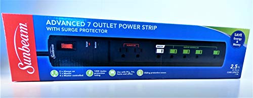 Advance 7 Outlet Power Strips with Surge Protector
