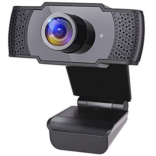 1080P Full HD Webcam - HD Audio & Video Unimpeded w/USB Connector, with Microphone, Computer Connection, Plug and Play