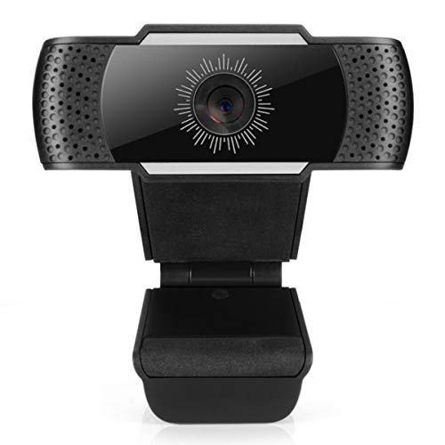 Webcam for PC, Webcam with Microphone HD 1080P External Web Camera Stream Computer Camera for Zoom Meetings, Skype, Conferencing, Video Calls
