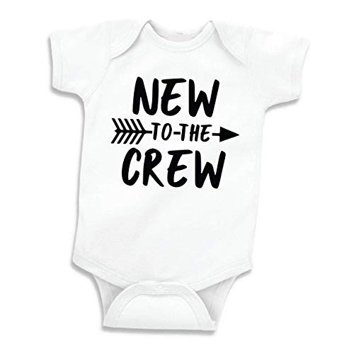 New to the Crew Pregnancy Announcement  Clothes  White 0-3 Months