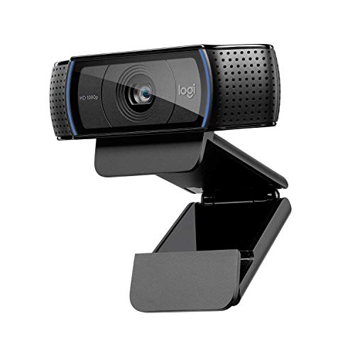 HD Pro Webcam C920, Widescreen Video Calling and Recording, 1080p Camera, Desktop or Laptop Webcam (Discontinued by manufacturer)