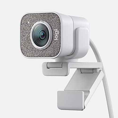 StreamCam Premium Webcam for Streaming and Content Creation, Full HD 1080p 60 fps, Premium Glass Lens, Smart Auto-Focus, for PC/Mac - White