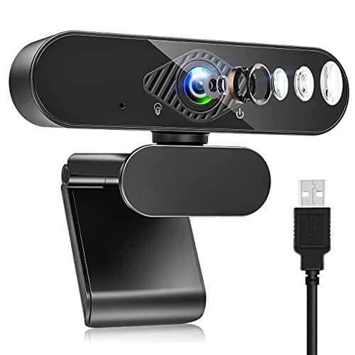 USB Webcam, 1080P Streaming Webcam with Microphone for PC,MAC, Laptop, Plug and Play Web